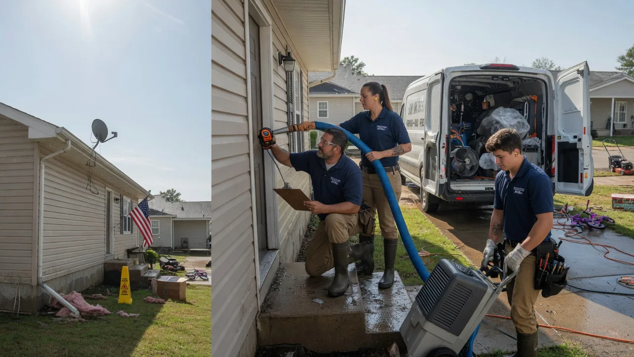 Ceiling Water Damage Restoration in Milan, NM near me